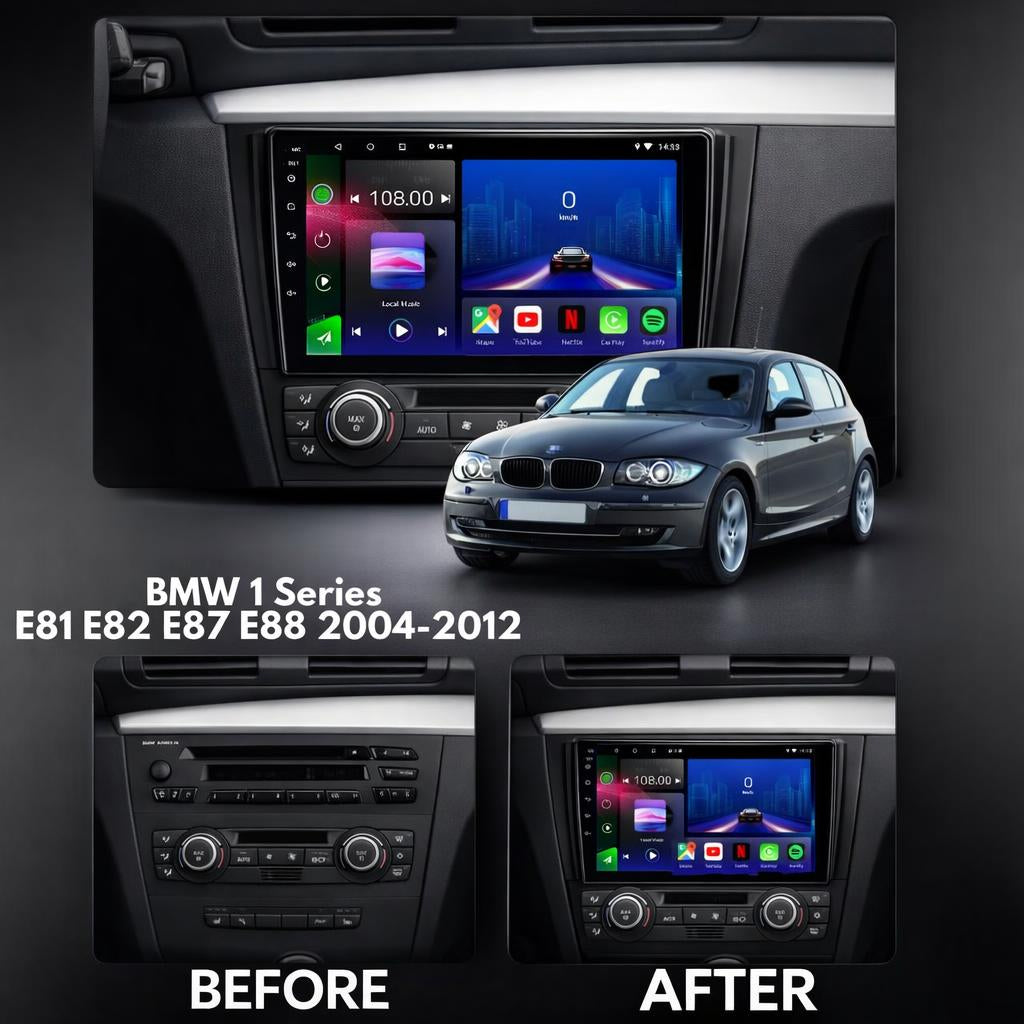 BMW 1 Series E81 E82 E87 E88 2004-2012 Android 15 Car Stereo Head Unit | CarPlay Android Auto