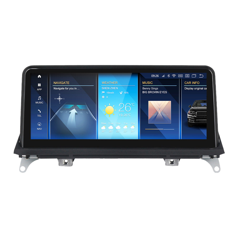 BMW X5 X6 2006-2014 E70 E71 Android 14 Car Stereo Head Unit | CarPlay & Android Auto CCC CIC