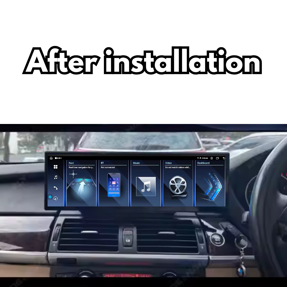 BMW X5 X6 2006-2014 E70 E71 Android 14 Car Stereo Head Unit | CarPlay & Android Auto CCC CIC