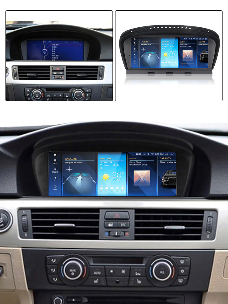 BMW 3 5 6 Series E90 E91 E92 E93 E60 E61 E62 E63 E64 Android 14 Car Stereo Head Unit | CarPlay Android Auto CCC & CIC