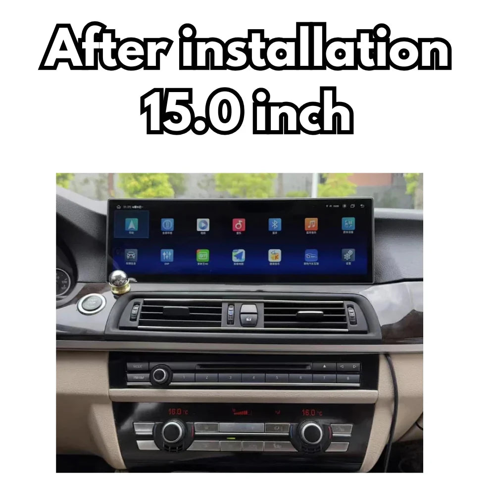 BMW 5 Series 2010-2017 F10 F11 F18 Android 14 Car Stereo Head Unit | CarPlay & Android Auto CIC NBT