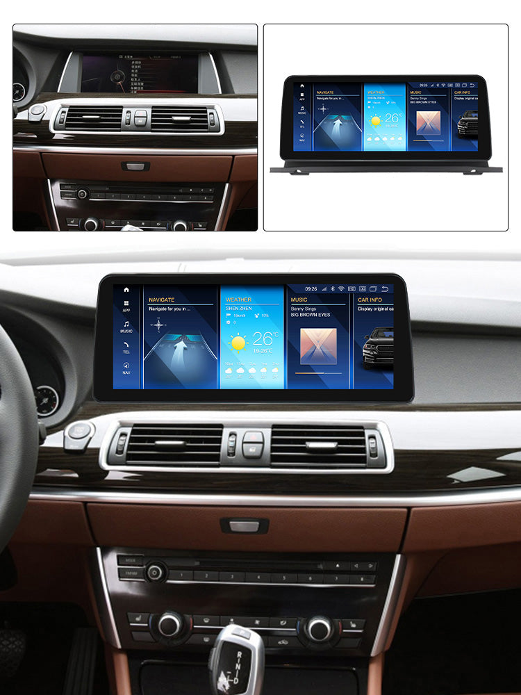 BMW 5 Series GT 2009-2017 F07 Android 14 Car Stereo Head Unit | CarPlay Android Auto CIC NBT