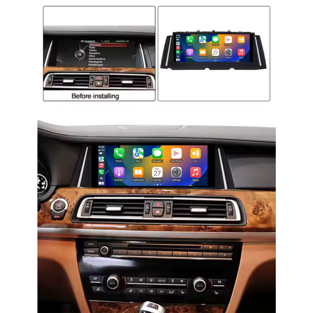 BMW 7 Series 2008-2015 F01 F02 F03 F04 Android 14 Car Stereo Head Unit | CarPlay Android Auto CIC NBT