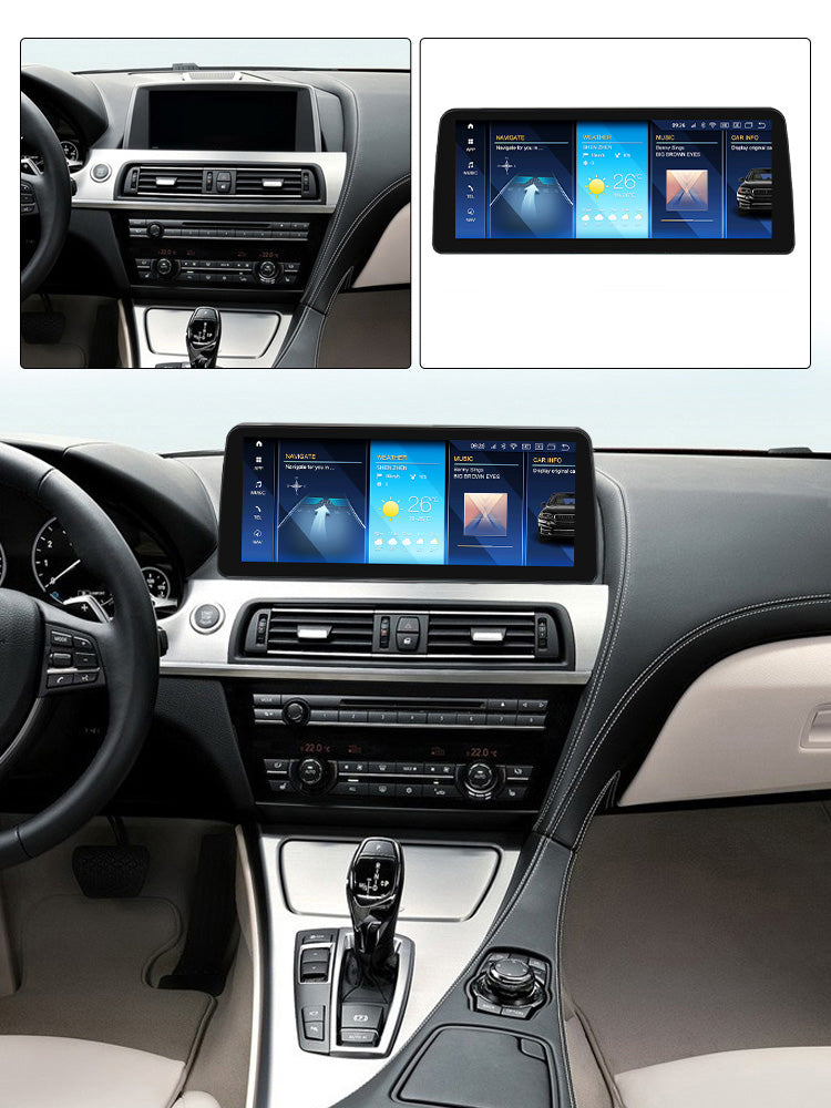 BMW 6 Series 2009-2017 F06 F12 Android 14 Car Stereo Head Unit | CarPlay Android Auto CIC NBT