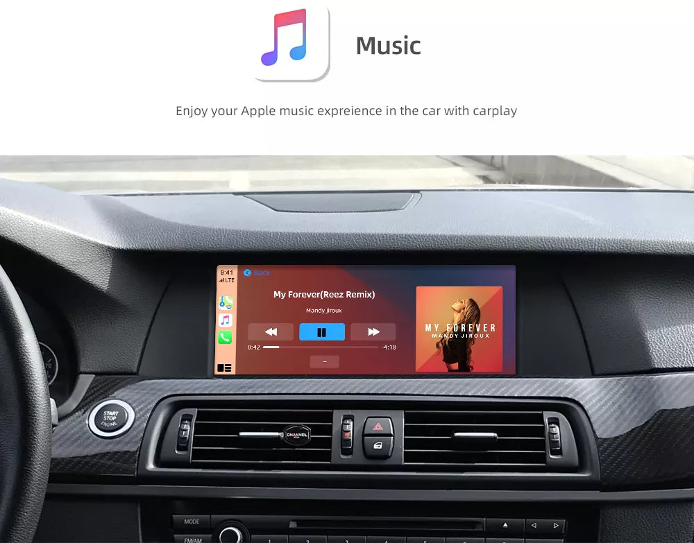 For BMW Wireless Apple CarPlay Retrofit Android Auto Decoder Box NBT CIC EVO Original Screen