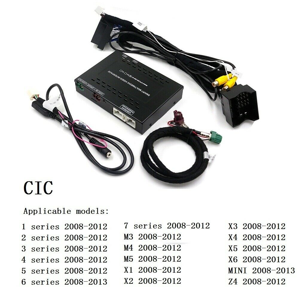 For BMW Wireless Apple CarPlay Retrofit Android Auto Decoder Box NBT CIC EVO Original Screen