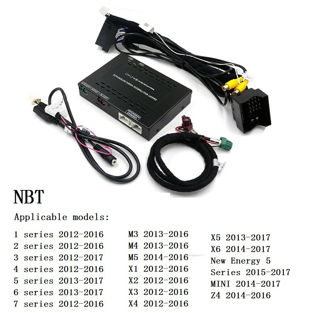For BMW Wireless Apple CarPlay Retrofit Android Auto Decoder Box NBT CIC EVO Original Screen