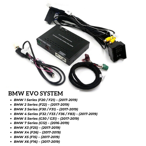 For BMW Wireless Apple CarPlay Retrofit Android Auto Decoder Box NBT CIC EVO Original Screen