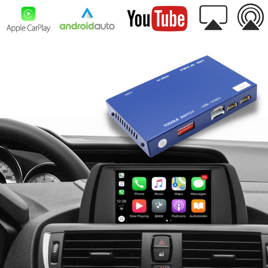 For BMW Wireless Apple CarPlay Retrofit Android Auto Decoder Box NBT CIC EVO Original Screen
