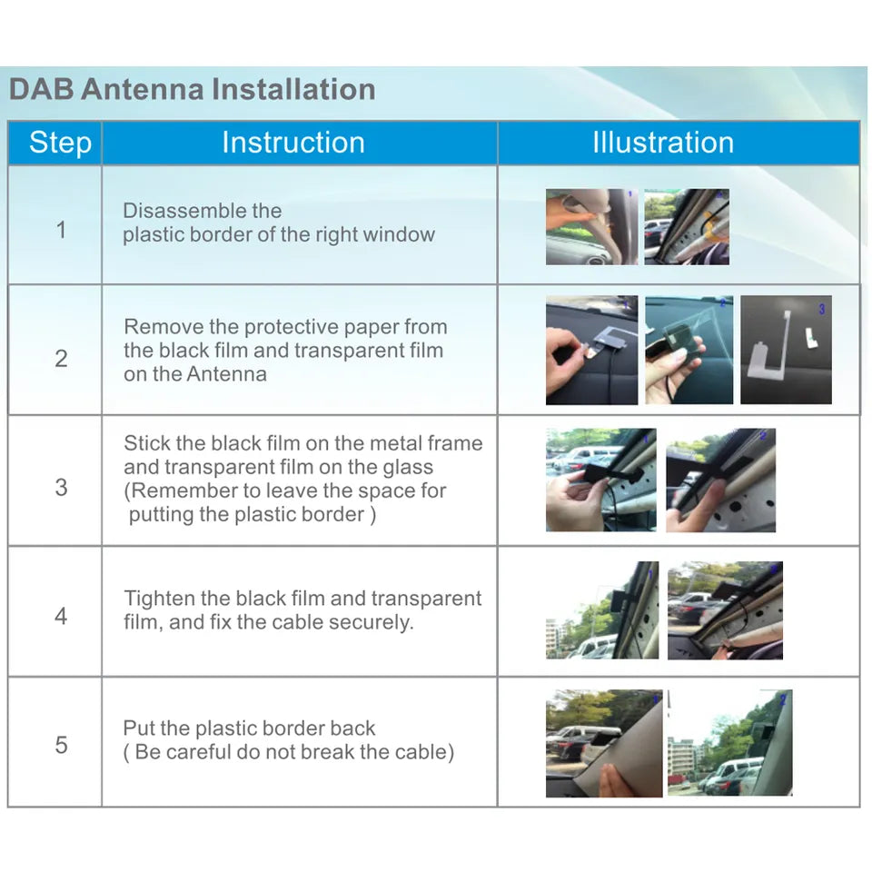 DAB+ Dongle Aerial Adapter for Android Car Stereo Head Unit