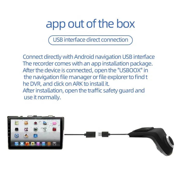 DVR Dash Camera USB Full HD Night Vision