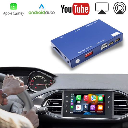 For DS Citroen Peugeot Wireless Apple CarPlay Retrofit Android Auto SMEG&MRN