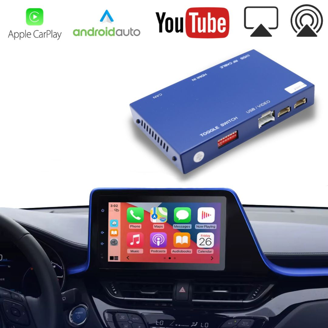 For Toyota Wireless Apple CarPlay Retrofit Android Auto Touch 2 & Entune 2.0