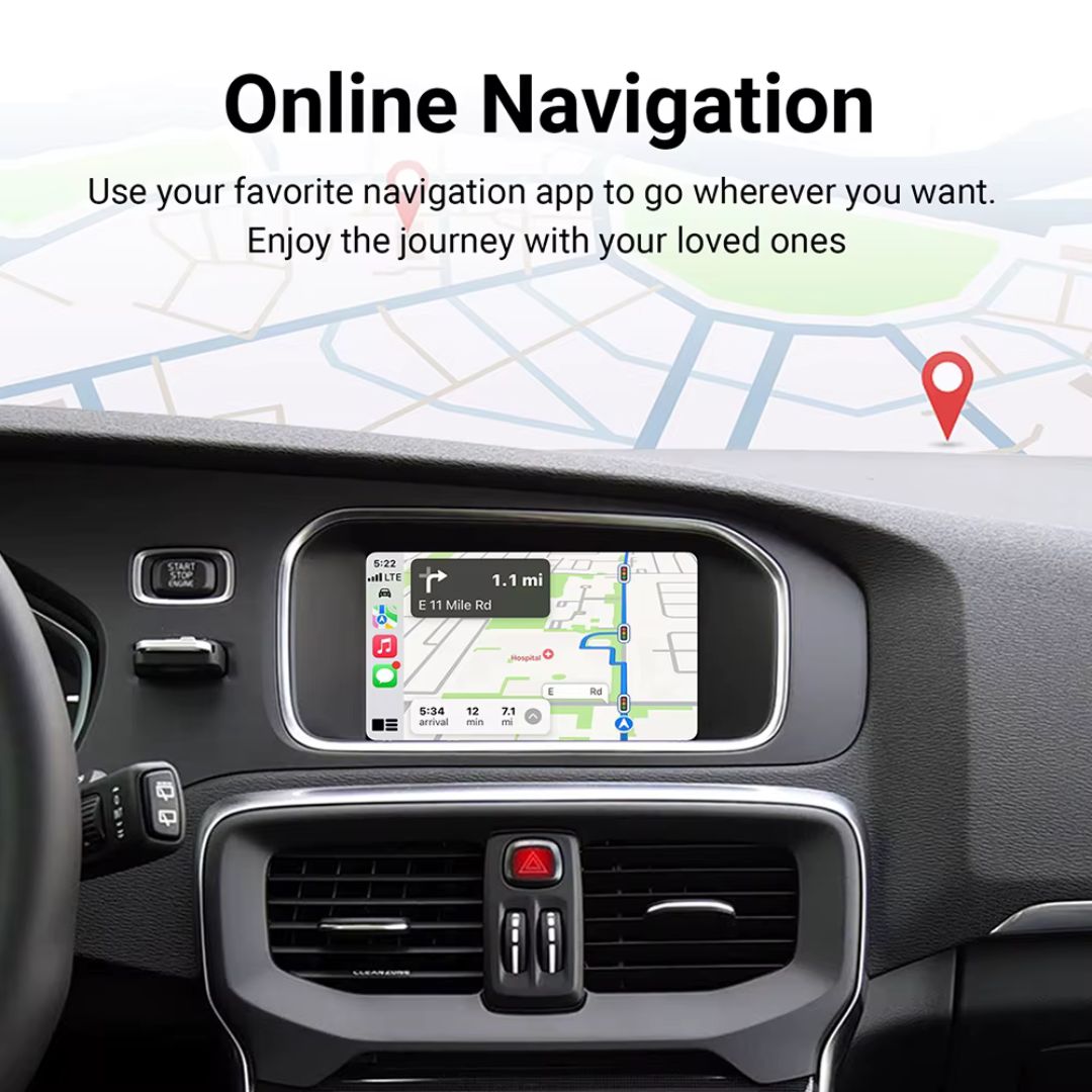 For Volvo Wireless Apple CarPlay Retrofit 2013-2020 Android Auto 7inch Original Screen