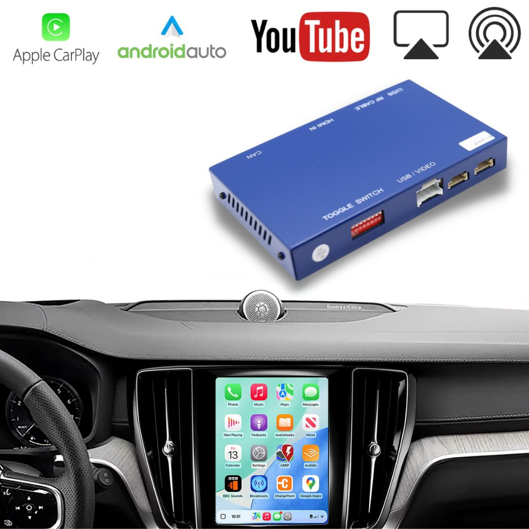 For Volvo Wireless Apple CarPlay Retrofit 2017-2022 Android Auto 9inch Original Screen