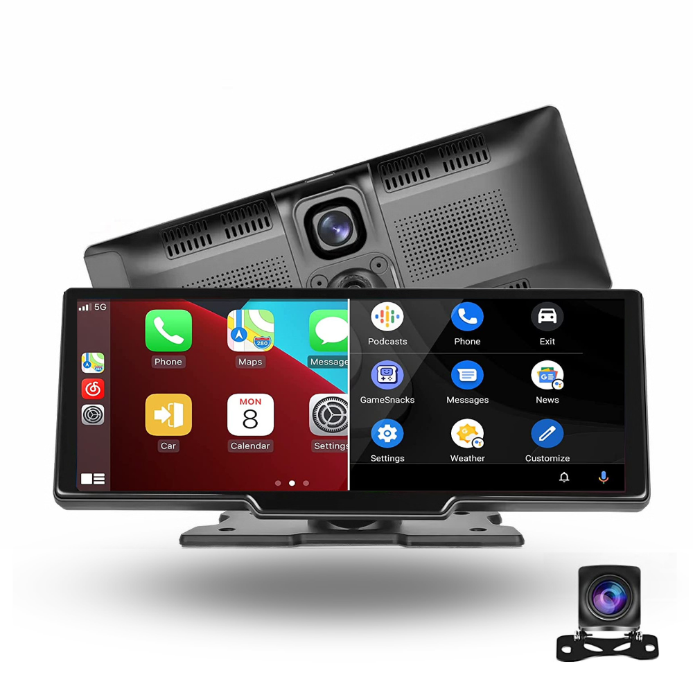 Smart Player | 10.26 Display | CarPlay Android Auto | Car Stereo  | Rear Camera Monitor | Dash Cam DVR | FM Radio