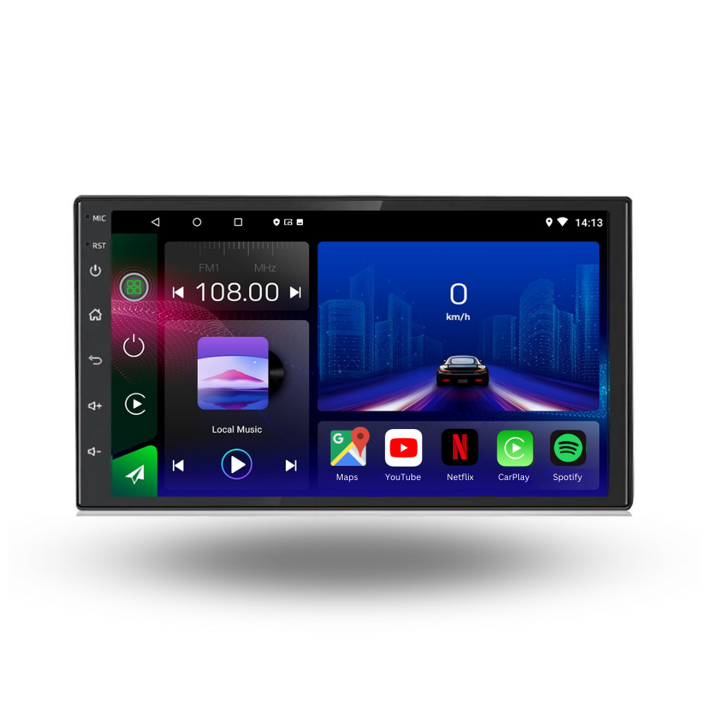 Universal 7inch Double Din Android 15 Car Stereo Head Unit | CarPlay Android Auto