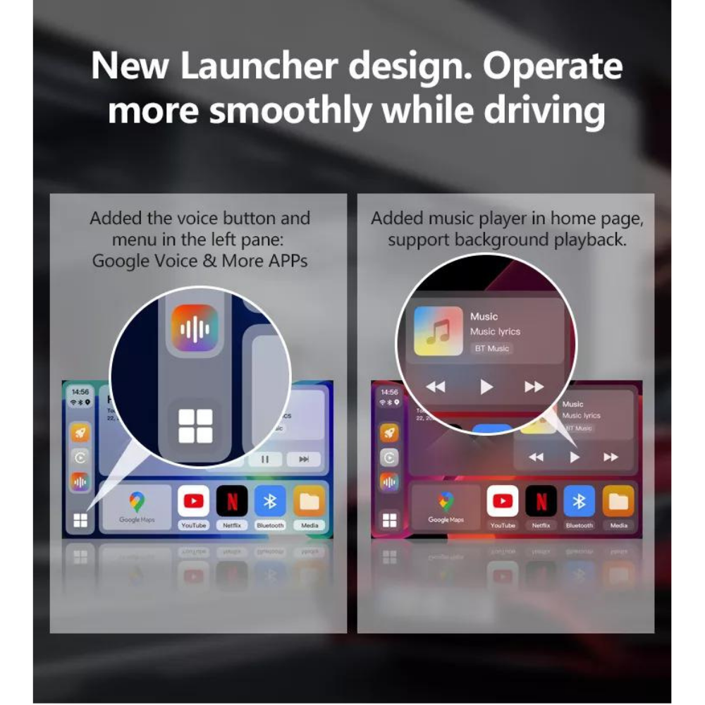 Wireless CarPlay Android  AI Box 4+64GB Wireless Android Auto