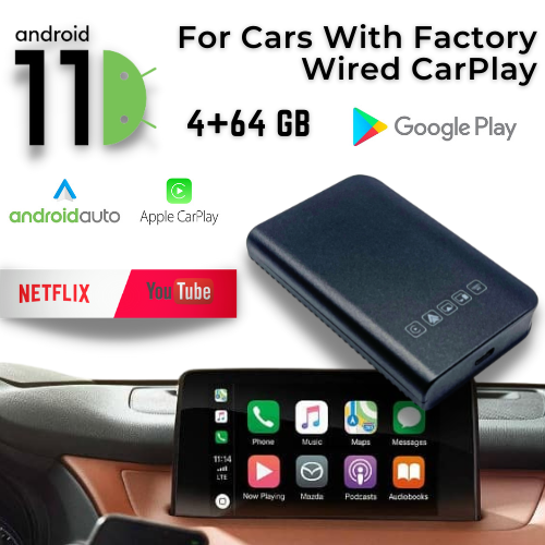 Wireless CarPlay Android  AI Box 4+64GB Wireless Android Auto