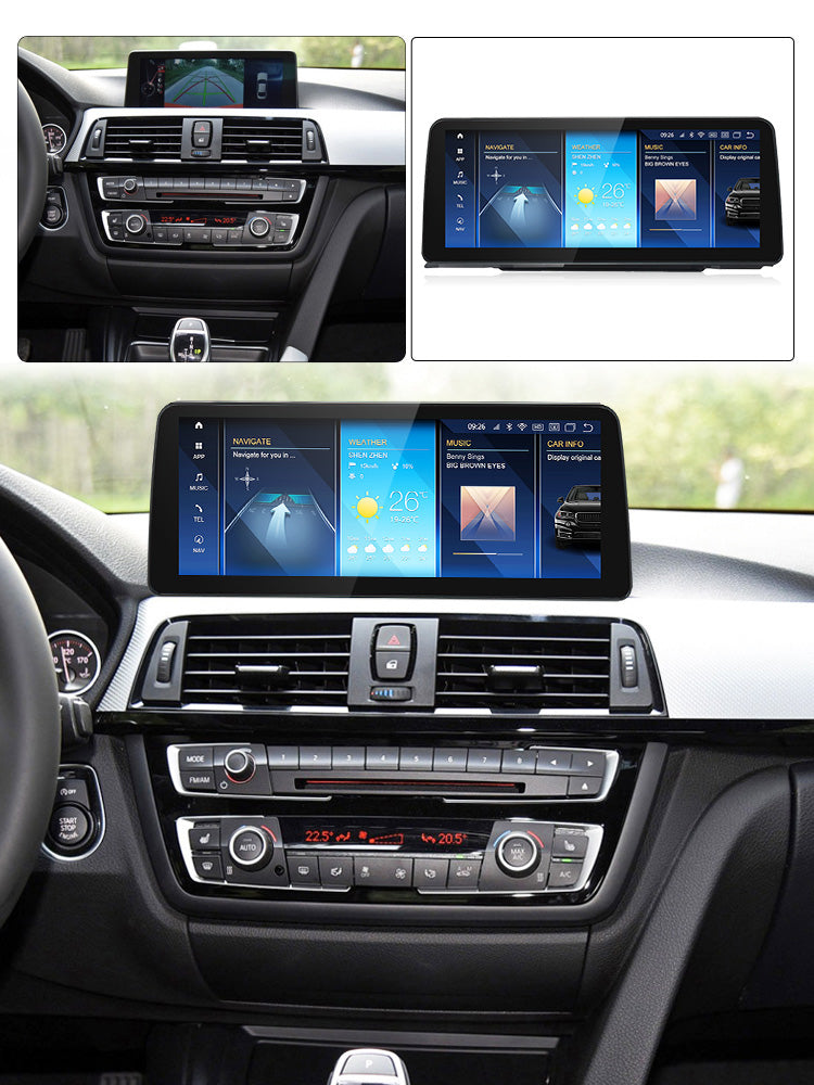BMW 3 4 Series 2011-2019 F30 F31 F32 F33 F34 F36 Android 14 Car Stereo Head Unit | CarPlay Android Auto CIC NBT EVO