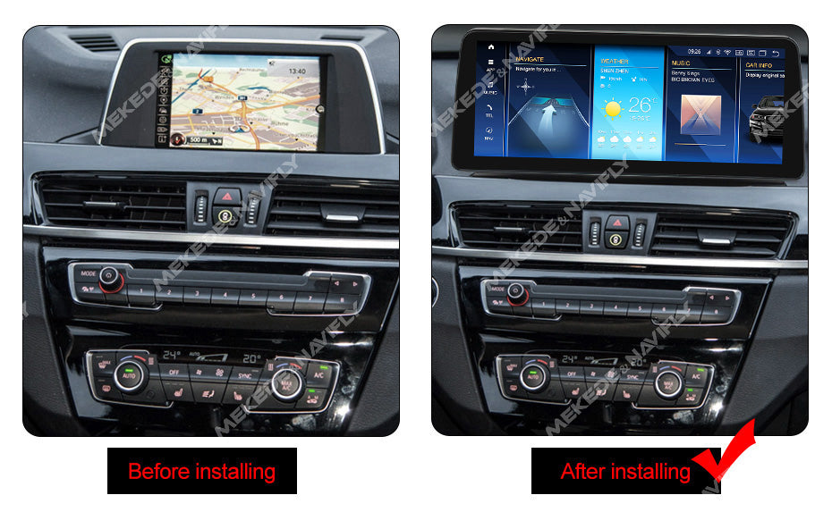 BMW X1 X2 2015-2022 F48 F39 Android 14 Car Stereo Head Unit | CarPlay & Android Auto NBT EVO