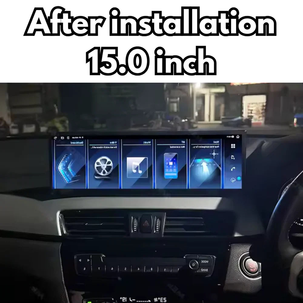 BMW X1 X2 2015-2022 F48 F39 Android 14 Car Stereo Head Unit | CarPlay & Android Auto NBT EVO