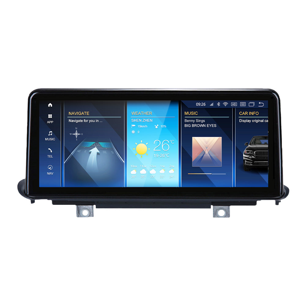 BMW X5 X6 2014-2019 F15 F16 Android 14 Car Stereo Head Unit | CarPlay & Android Auto NBT EVO