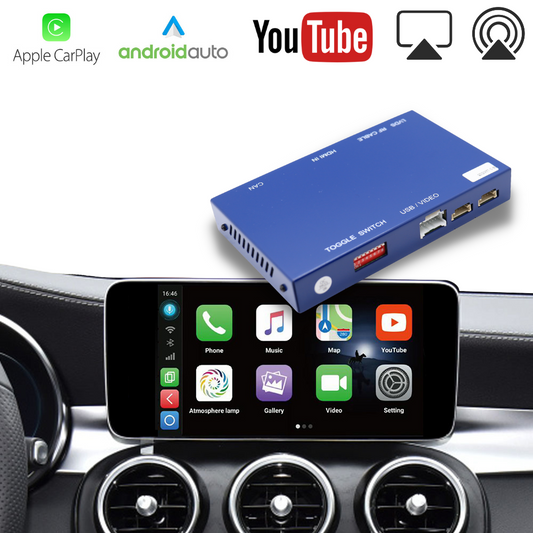 For Mercedes Wireless Apple CarPlay Retrofit Android Auto Box NTG 3.0 3.5 4.0 4.5 5.0 5.5 6.0