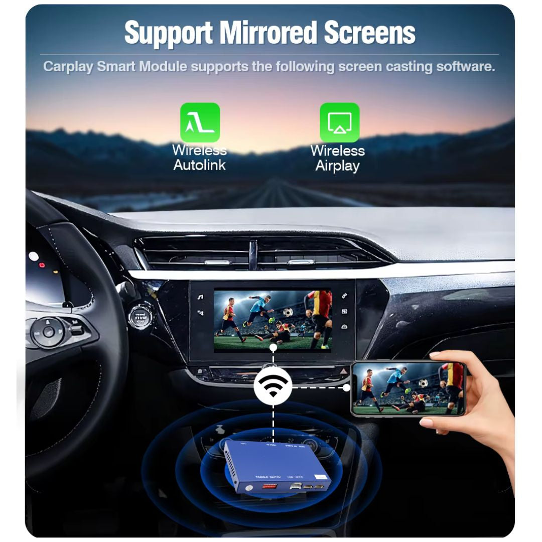 For Citroen Peugeot Vauxhall Toyota Wireless Apple CarPlay Retrofit Android Auto RCC & NAC