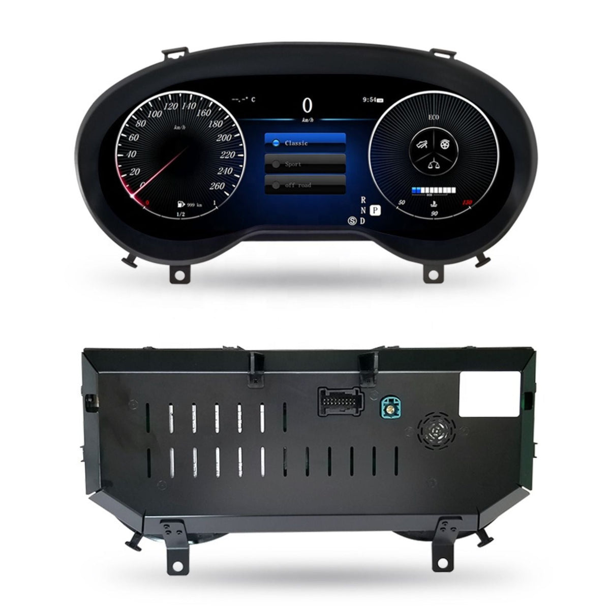 Mercedes-Benz C-Class W204 Digital Instrument Cluster – Linux System LCD Dashboard (2008–2010)