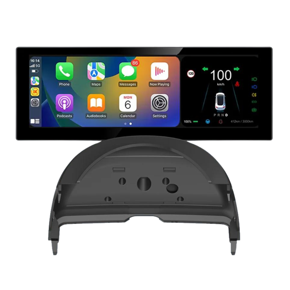 Tesla | Model 3 Y | Cluster Dashboard | Digital LCD 8in Display | CarPlay Android Auto