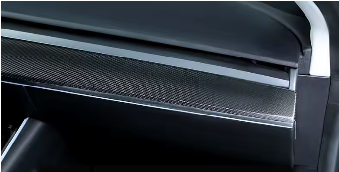 For Tesla 3 Y Real Carbon Fiber or Alcantara Dashboard + Door Trims