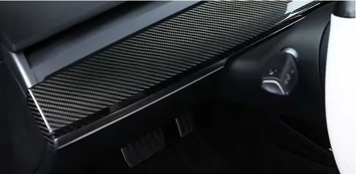 For Tesla 3 Y Real Carbon Fiber or Alcantara Dashboard + Door Trims