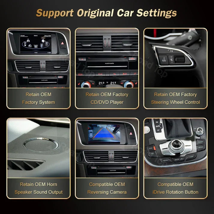 AUDI Q5 CARPLAY SCREEN 2009 - 2017