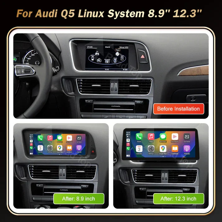 AUDI Q5 CARPLAY SCREEN 2009 - 2017