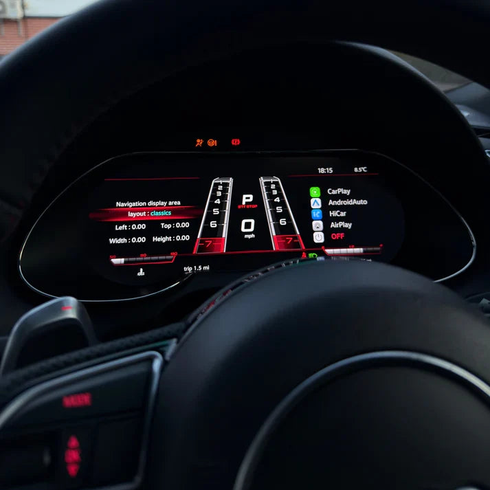 AUDI Q5 VIRTUAL DASHBOARD 2009 - 2017