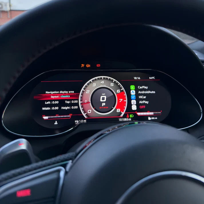 AUDI Q5 VIRTUAL DASHBOARD 2009 - 2017