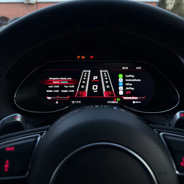 AUDI Q5 VIRTUAL DASHBOARD 2009 - 2017