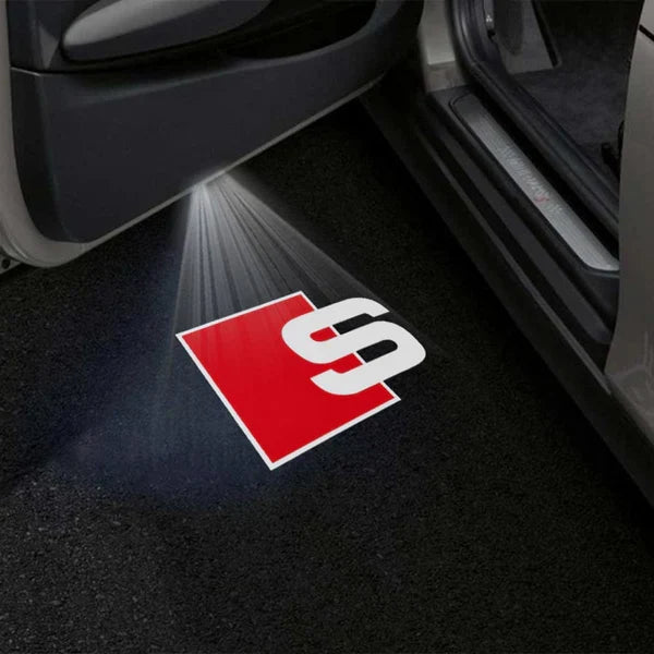 Audi LED Door Logo Projector Lights 2PCS / 4PCS – Welcome Puddle Courtesy Shadow Lamps Upgrade