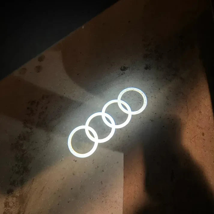 Audi LED Door Logo Projector Lights 2PCS / 4PCS – Welcome Puddle Courtesy Shadow Lamps Upgrade