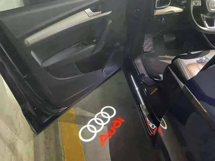 Audi LED Door Logo Projector Lights 2PCS / 4PCS – Welcome Puddle Courtesy Shadow Lamps Upgrade