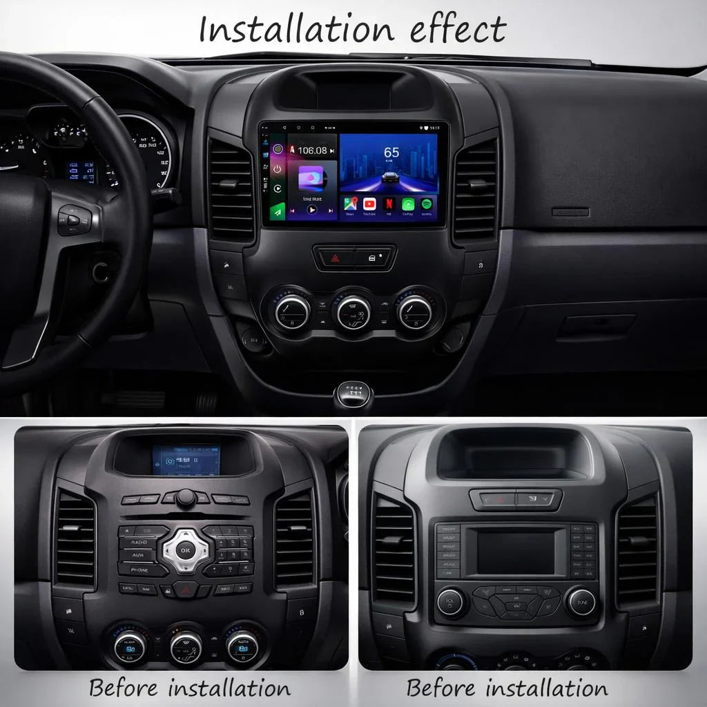 Ford Ranger T6 Android 15 Apple CarPlay & Android Auto Head Unit (2011-2016)