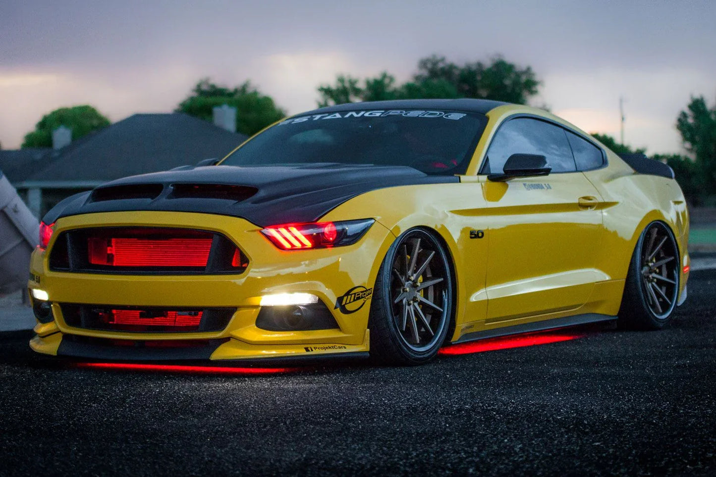 RGB LED Car Underglow Kit – App Controlled Neon Underbody Lights, Waterproof Exterior Lighting, LED Strip