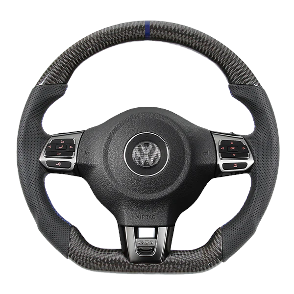 Volkswagen Golf MK6 GTI / R Custom Carbon Fibre Steering Wheel (2009-2013)