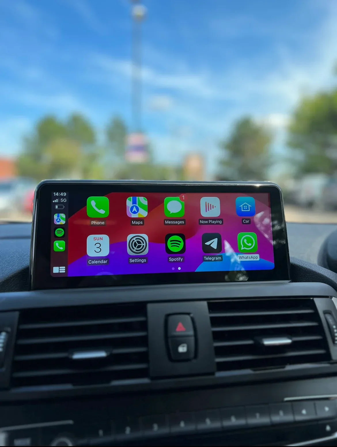 BMW 1 & 2 Series Linux Apple CarPlay & Android Auto Screen (F20-F23)