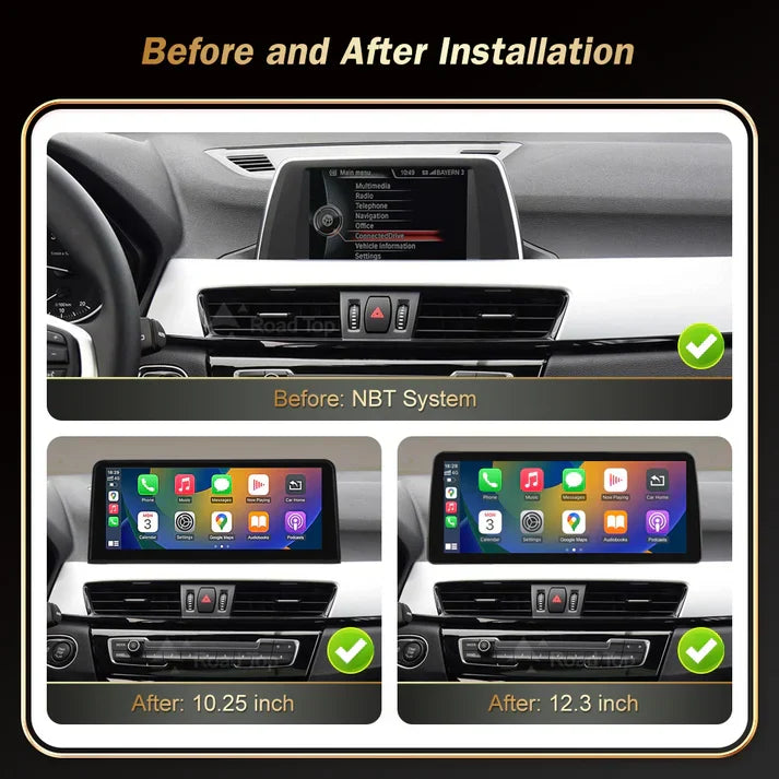 BMW X1 F48 Linux Apple CarPlay & Android Auto Screen