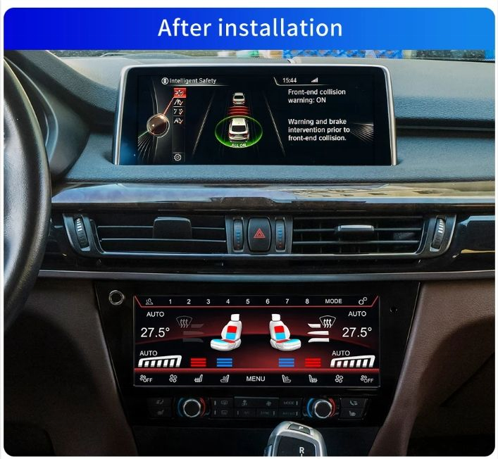 BMW Digital Touch Screen Air Conditioning LCD Panel For X5 2014 - 2018